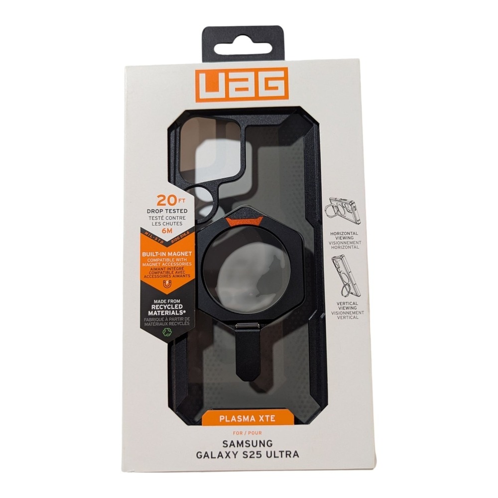 A2-P UAG Plasma XTE Magnetic Kickstand Case Samsung Galaxy S25 Ultra‎ - Black ⬇️